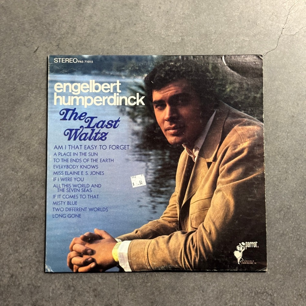 Engelbert Humperdinck The Last Waltz Vinyl LP Parrot PAS 71015 Stereo 1967